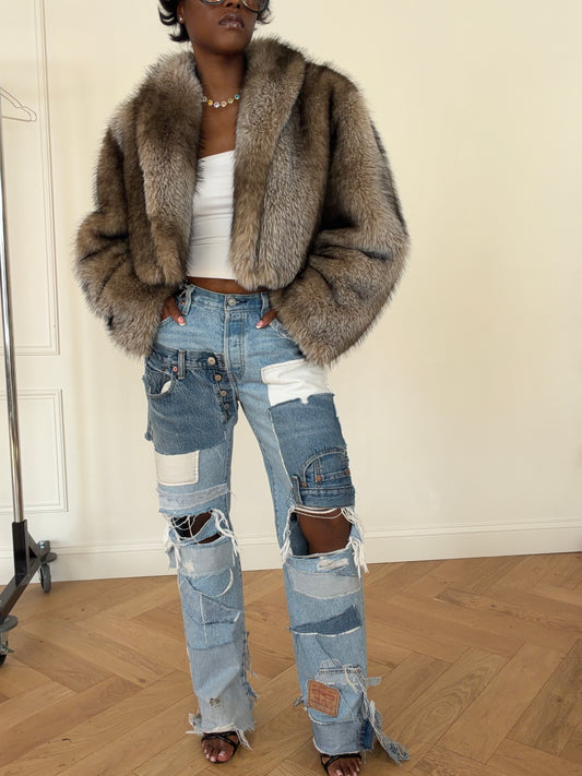 Framed Denim Jeans